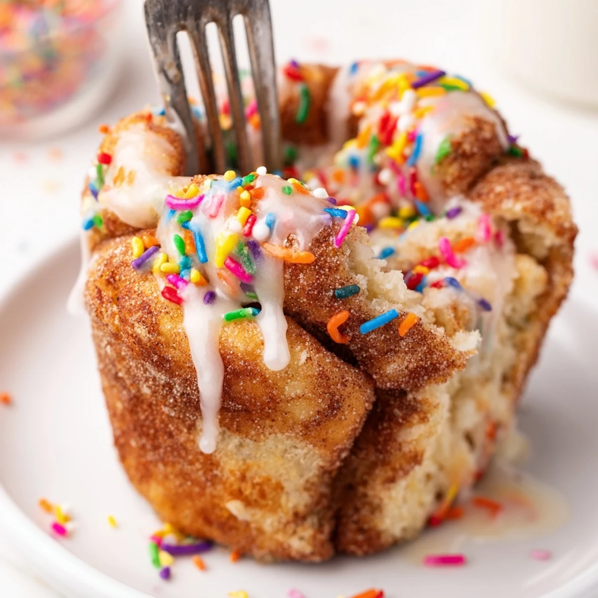 funfetti biscuit monkey muffins