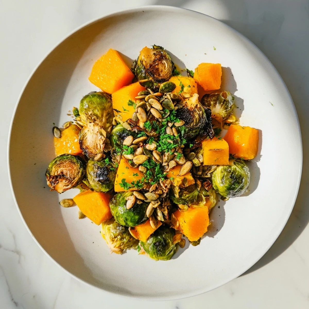 Roasted Brussels Butternut