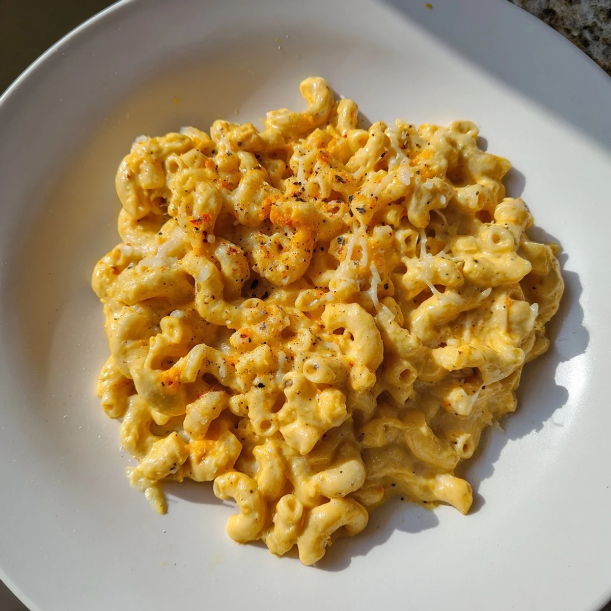 Golden, cheesy one-pot butternut squash mac & cheese: a veggie-packed family dinner everyone will love.