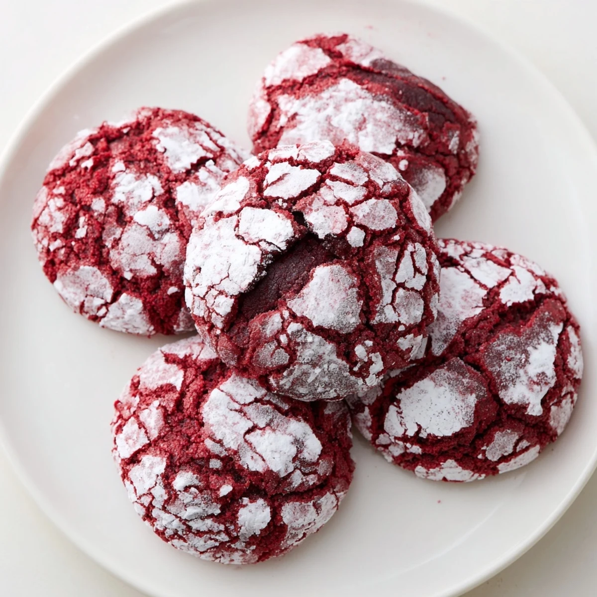 Red Velvet Chocolate Crinkle