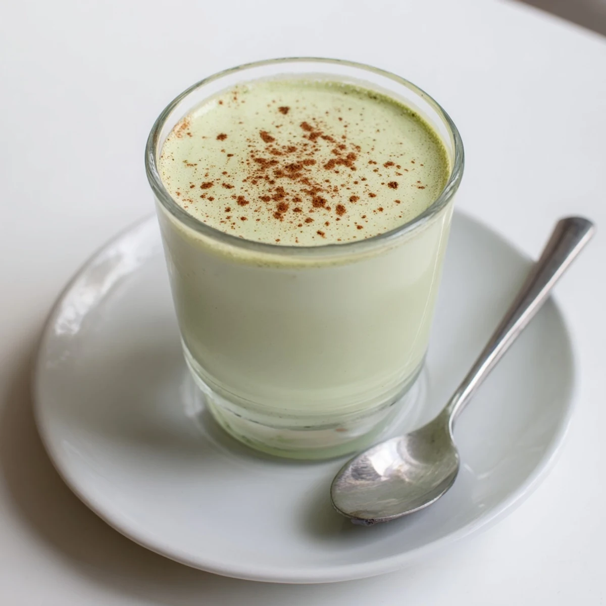 Matcha Eggnog Collagen Smoothie