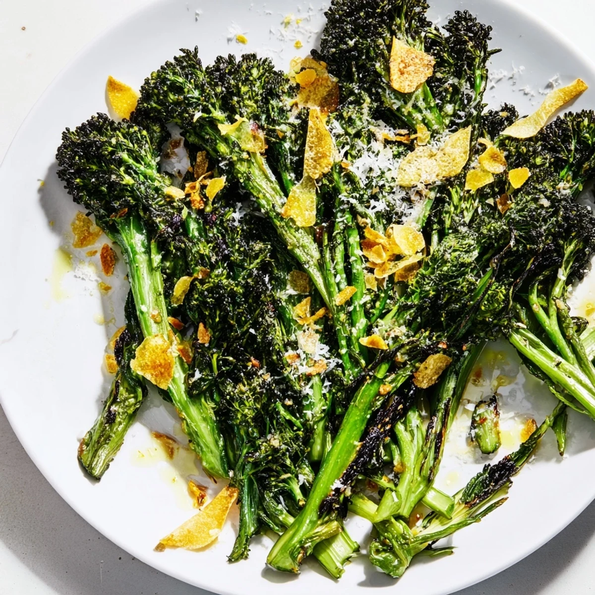 This delicious Charred Broccolini Salad is tossed with lemon zest and perfect for a light lunch.