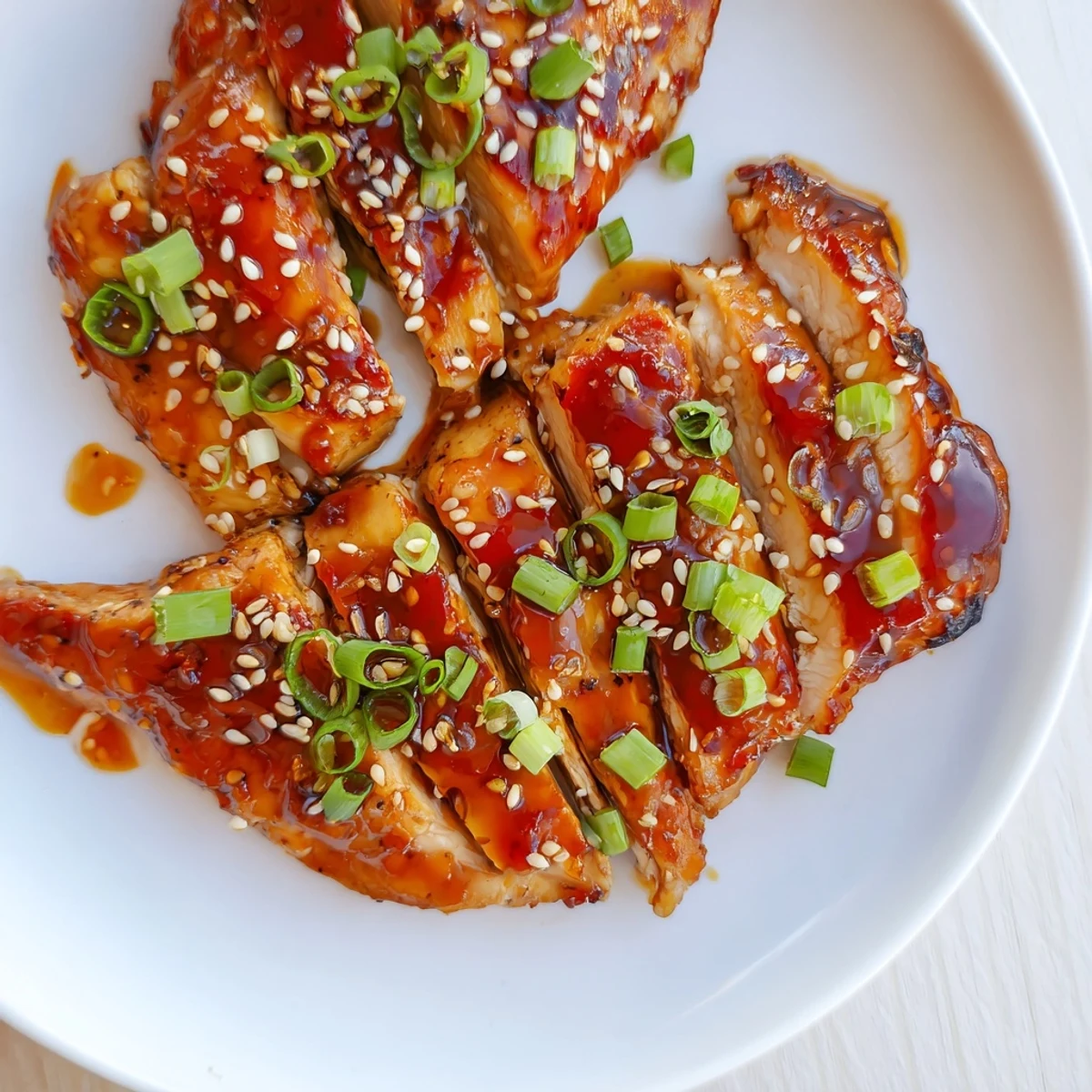 Golden-brown Sweet and Spicy Sriracha Honey Chicken in a skillet, showcasing the deliciously sticky sauce.