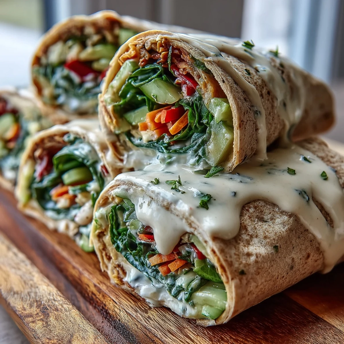Black-Eyed Pea Wraps with Tahini
