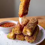 Enjoy these easy Air Fryer Mozzarella Stick Grilled Cheese Fingers, perfectly golden and crispy, great for a quick snack.