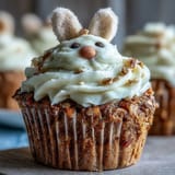 Easter Bunny Carrot Cupcakes