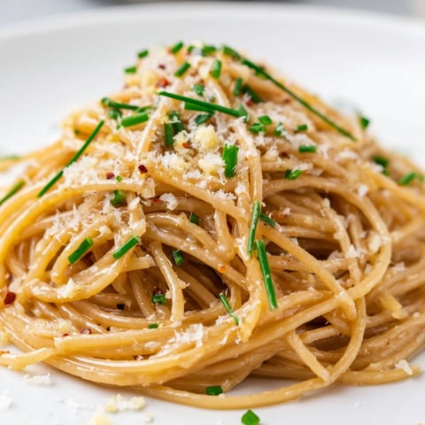 Steaming hot Miso Butter Pasta: luscious noodles coated in a rich, savory miso butter sauce.
