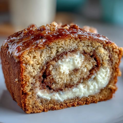Freshly baked Cream Cheese Cinnamon Swirl Protein Loaf slices cooling on a rustic wooden board, showcasing the moist crumb and creamy, spiced filling.