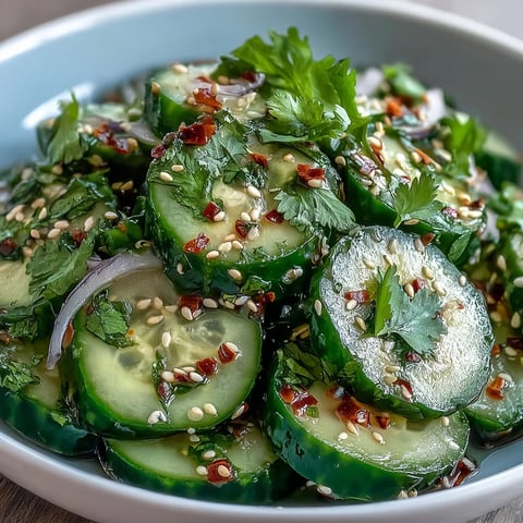 Crisp chilli-lime cucumber salad with zesty lime dressing and fresh cilantro, perfect for summer barbecues and light lunches.  