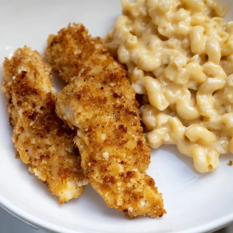 Crispy Chicken Tenders Macaroni