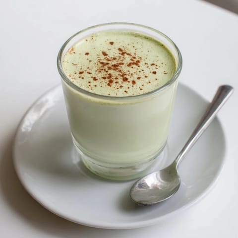 Matcha Eggnog Collagen Smoothie