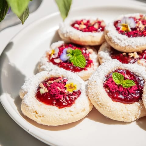 Sweet Raspberry Wreath Platter