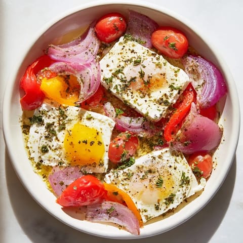 Mediterranean Baked Feta Eggs