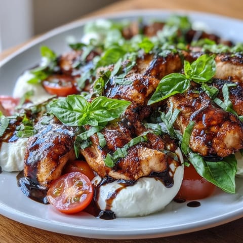 Grilled Chicken Caprese Salad #504