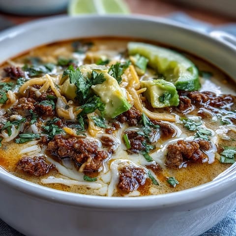 Keto Taco Soup Ground Beef #507