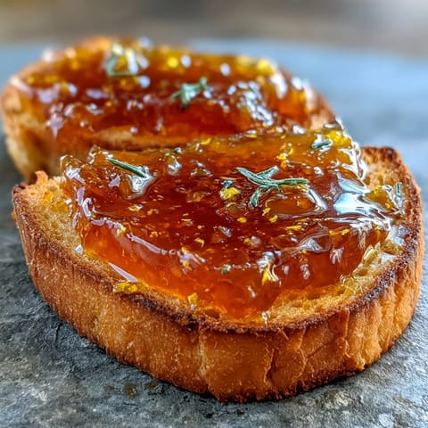 Dandelion Jelly Floral Honey Toast