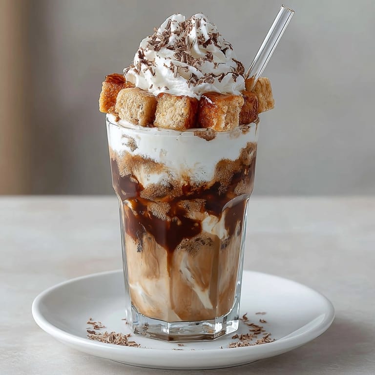 Homemade Coffee Jelly Latte: A fun twist with wobbly jelly and frothy topping.