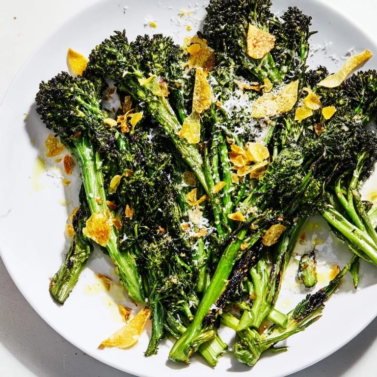This delicious Charred Broccolini Salad is tossed with lemon zest and perfect for a light lunch.