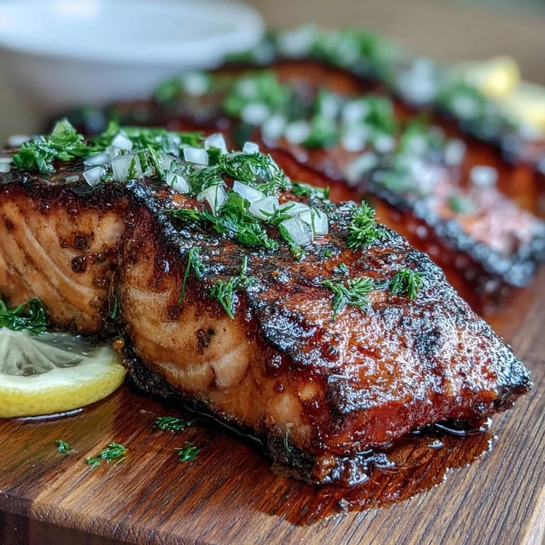 Aromatic cedar plank salmon, topped with lemon slices and fresh dill, delivers a vibrant and flavorful summer grilling experience.