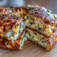 Chewy jalapeño cheddar high-protein bagels with melty cheese and spicy peppers baked into a golden crust.  